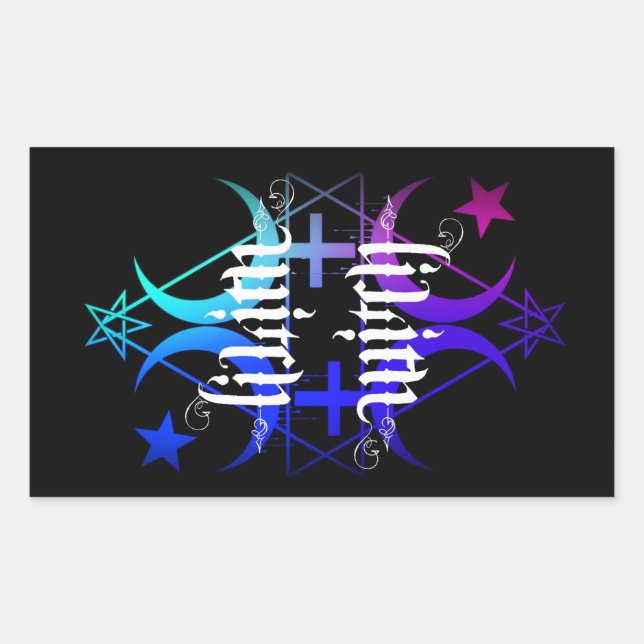 autocollant couleur sorcière lilithe (Devant)