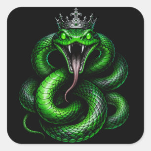 Autocollant Couronne Cobra Roi