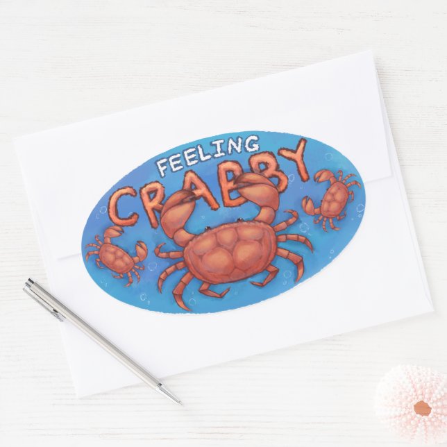 Autocollant crabe (Enveloppe)