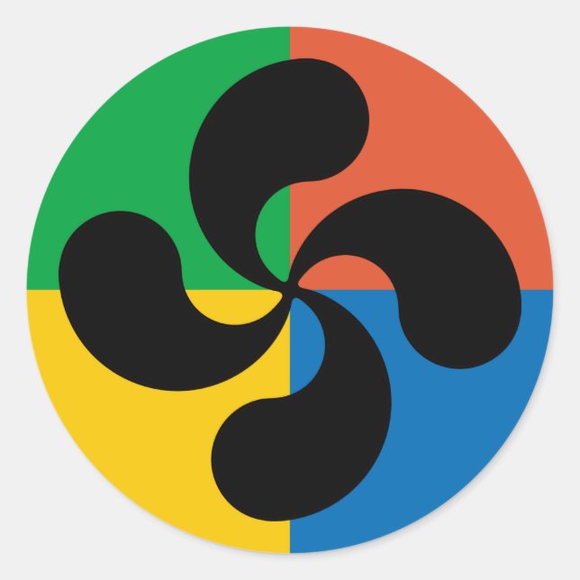 Autocollant croisé Basque (Devant)