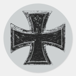 Autocollant croisé de fer