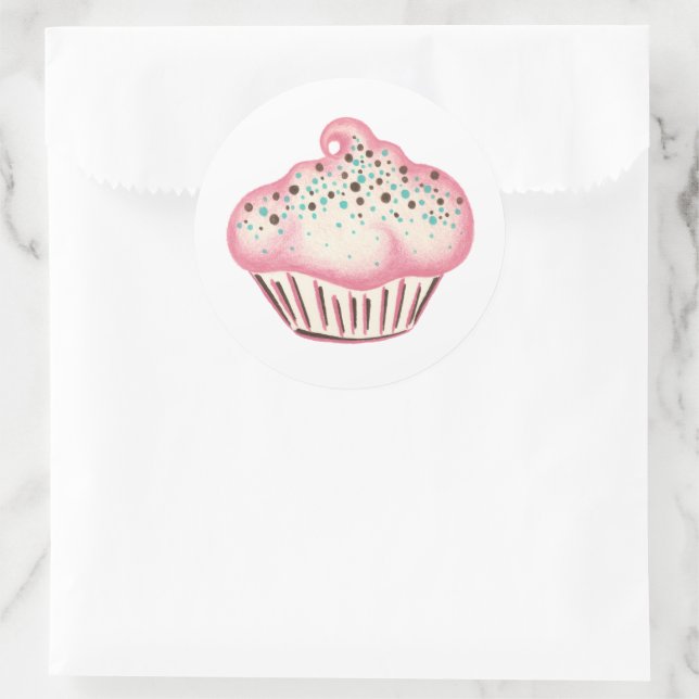 Autocollant Cupcake (Sac)