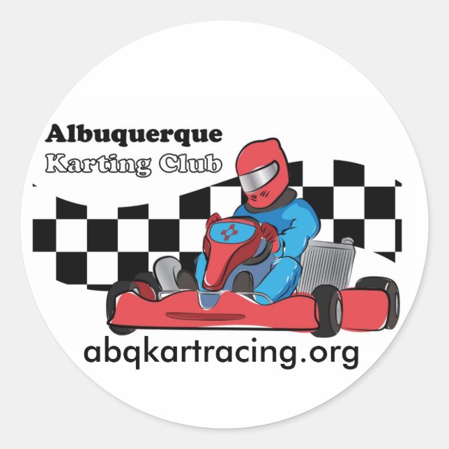 autocollant d'abqkartracing.org (Devant)