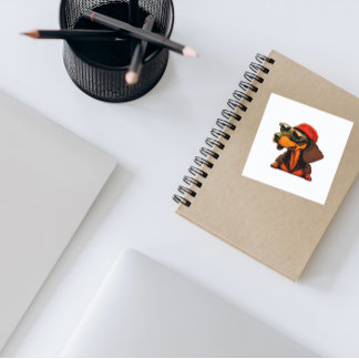 Autocollant Dachshund pour les amateurs de Dachshu