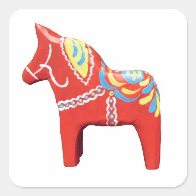 Autocollant Dala Horse (Devant)