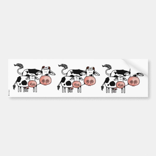 autocollant d'album à vache et à veau (Devant)