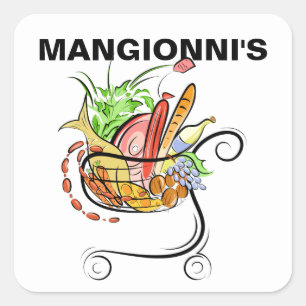 Autocollant d'alimentation