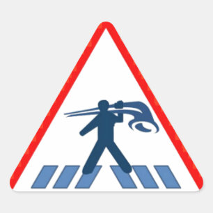 Autocollant d'Alphorn Kreuzung (croisement