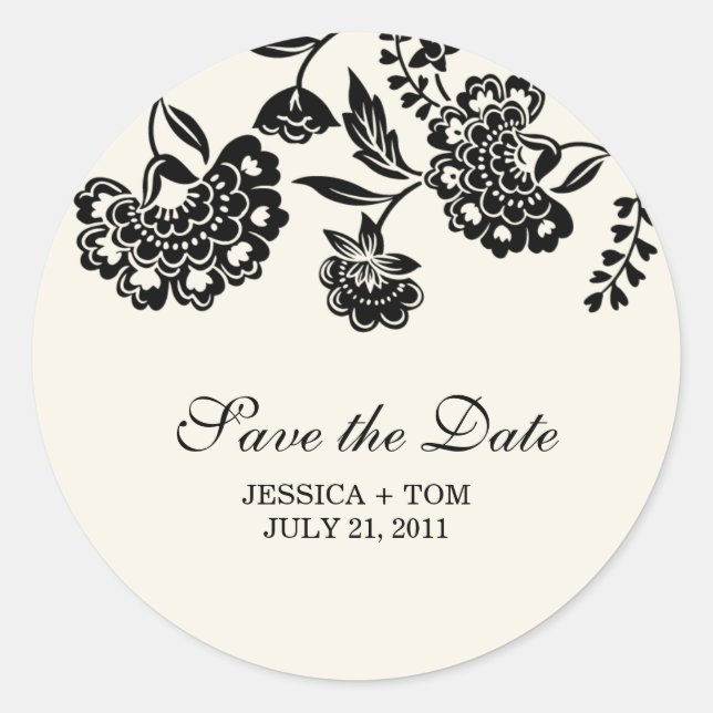 autocollant damassé (Devant)