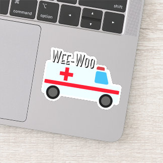Autocollant d'ambulance Wee-Woo