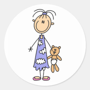 Autocollant d'ami de caresse d'ours de nounours