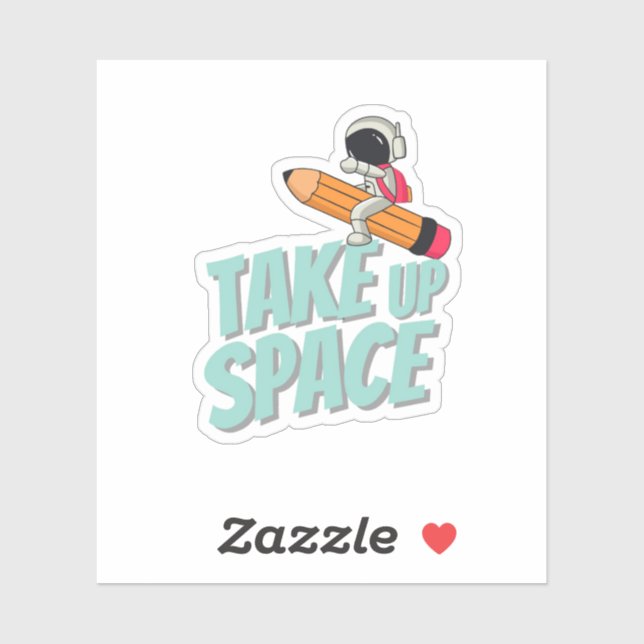 Autocollant d'amour et de positivité (Feuille)