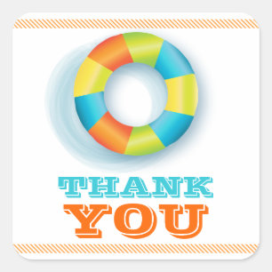 Autocollant d'amusement d'été de réception au bord