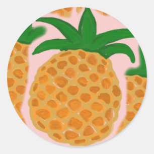 Autocollant d'ananas