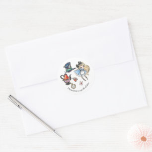 Autocollant d'anniversaire fantaisiste pour la fêt