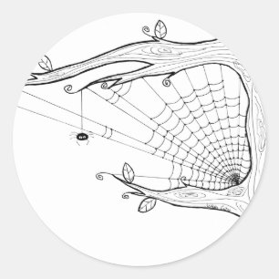 Autocollant d'arbre d'araignée