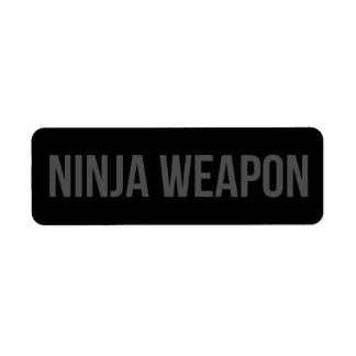 Autocollant d'arme de Ninja