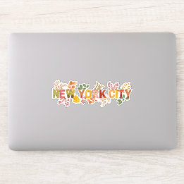 Autocollant d'automne de New York