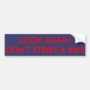 Autocollant d'avertissement de vélo pour des