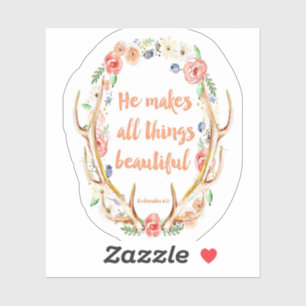 Autocollant de 3h11 d'Ecclesiastes