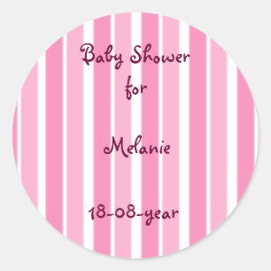 Autocollant de baby shower