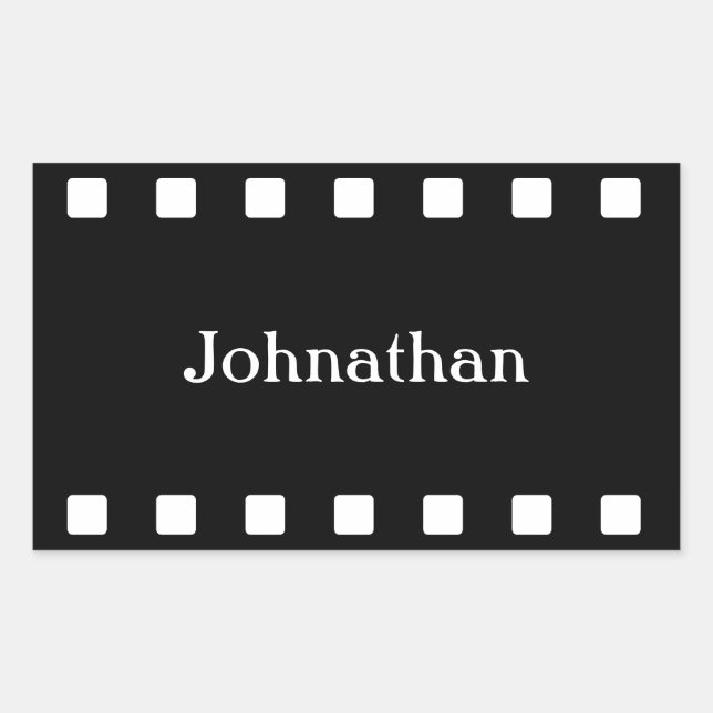 Autocollant de bande de film personnalisé (Devant)