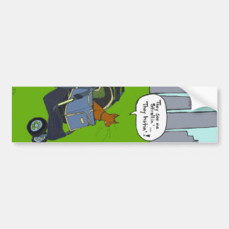 Autocollant de bande dessinée de Strollercat