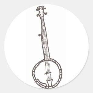 Autocollant de banjo