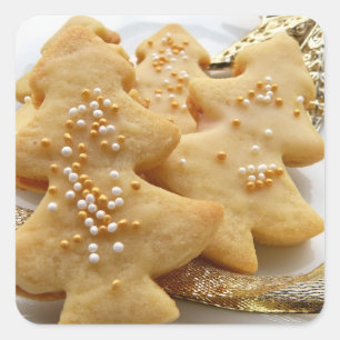 Autocollant de biscuits à sucre de Noël