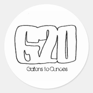 Autocollant de blanc de G2O