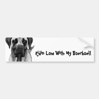 Autocollant de Boerboel Bumber