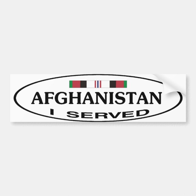 AUTOCOLLANT DE BOSSE DE L'AFGHANISTAN (Devant)