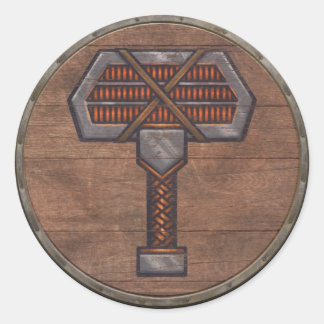 Autocollant de bouclier de Viking