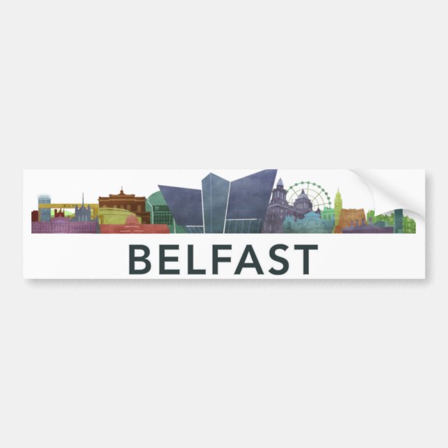 Autocollant de bumber de Belfast (Devant)