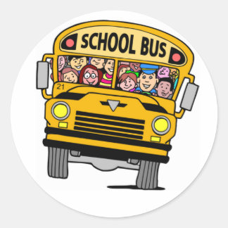 Autocollant de bus scolaire