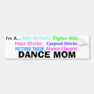 Autocollant de butoir de maman de danse