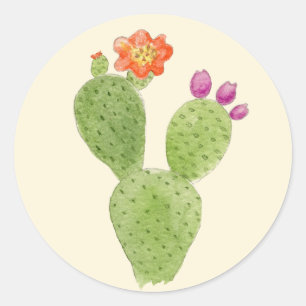 Autocollant de cactus Prickly Pear