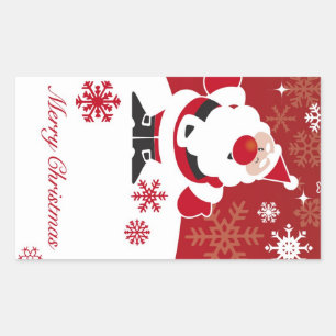 Autocollant de cadeau customisé par Noël