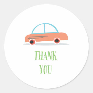 Autocollant de cadeau d'anniversaire du garçon de