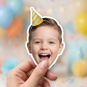 Autocollant de cadeau de fête personnalisé avec ph