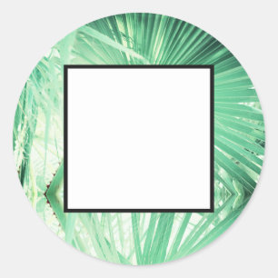 Autocollant de cadeau de mariage vierge à main ver