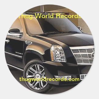 autocollant de Cadillac de records mondiaux de