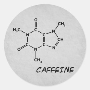 Autocollant de caféine