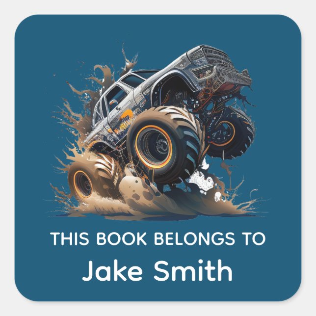 Autocollant de camion monstre personnalisé pour en (Devant)