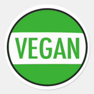 autocollant de campagne Vegan