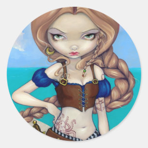 Autocollant de "capitaine Molly Morgan"