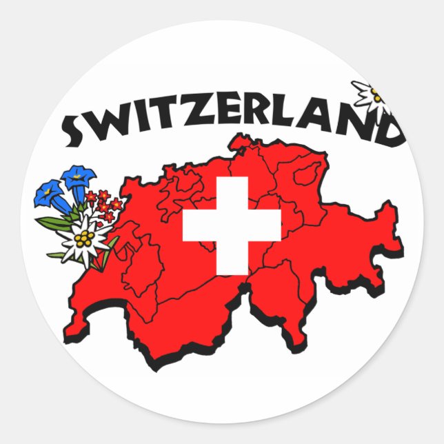 Autocollant de carte de Switz (Devant)