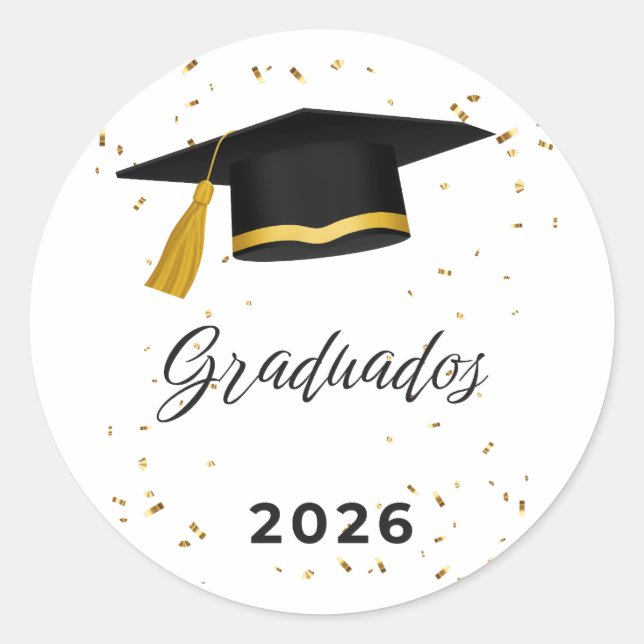 Autocollant de casquette de remise des diplômes 20 (Devant)