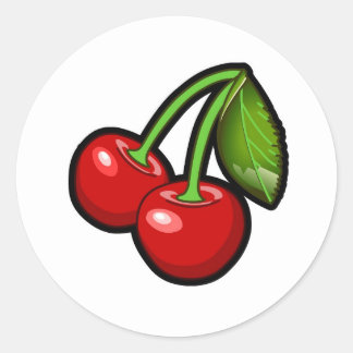 Autocollant de cerises