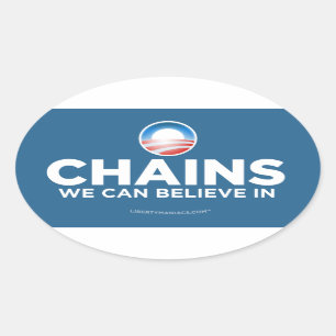 Autocollant de chaînes parodiques Obama